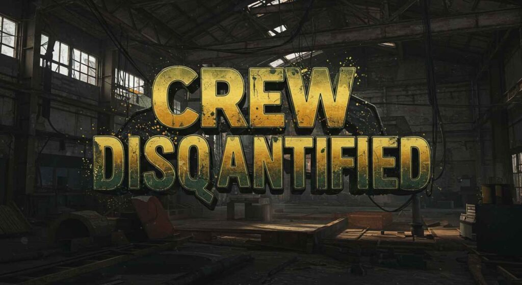Crew Disquantified Orgs